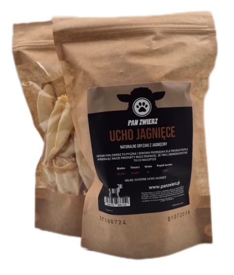 PAN ZWIERZ Uszy jagnięce 150 g