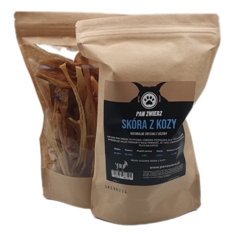 PAN ZWIERZ Skóra kozy 250 g