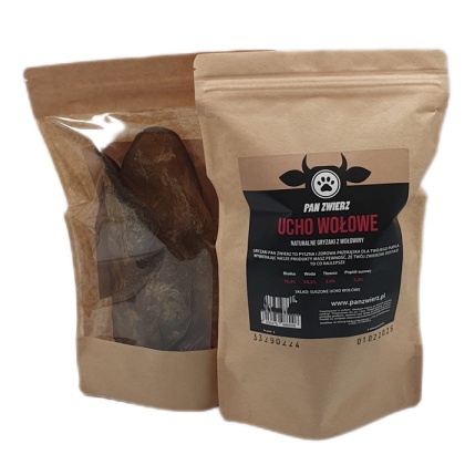 PAN ZWIERZ Uszy wołowe 2 szt.