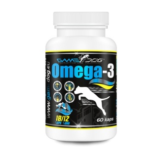 Game Dog Omega-3 60kaps. - olej rybi w kapsułkach na odporność i piękny wygląd sierści psa