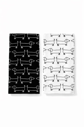 Ściereczki kuchenne w jamniki 2 szt.