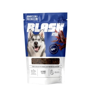 UNISZKI Przysmaki funkcjonalne blask na sierść i skórę ryba 90 g
