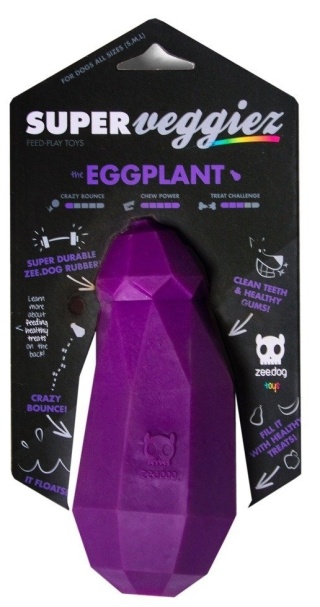 ZEE DOG Zabawka na smakołyki bakłażan